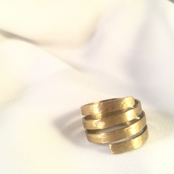 Twisted bronze ring! - ορείχαλκος, χειροποίητα, φθηνά - 3