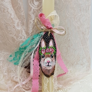 Λαμπάδα "Easter bunny" - κορίτσι, λαμπάδες, για παιδιά