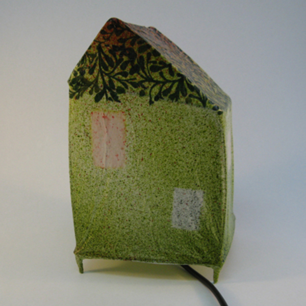 Φωτιστικό πράσινο σπιτάκι Lighting green little house - παιδικά φωτιστικά - 4