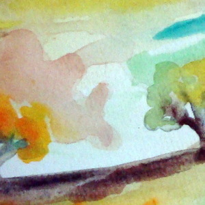 "Λιβάδι την άνοιξη" - πίνακες & κάδρα, άνοιξη, πίνακες ζωγραφικής - 5