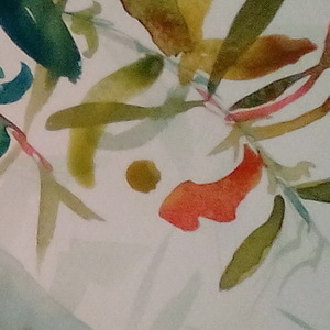 "Κλαδί ελιάς στο βάζο" - πίνακες & κάδρα, πίνακες ζωγραφικής - 4