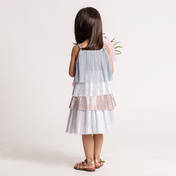 Μπλουζάκι Πλισέ Τρίχρωμο - κορίτσι, παιδικά ρούχα - 5