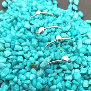 Ασημένια μίνιμαλ δαχτυλίδια σετ.sterling silver 925 - ασήμι, χειροποίητα, minimal, βεράκια, σετ, boho, σταθερά, φθηνά - 4