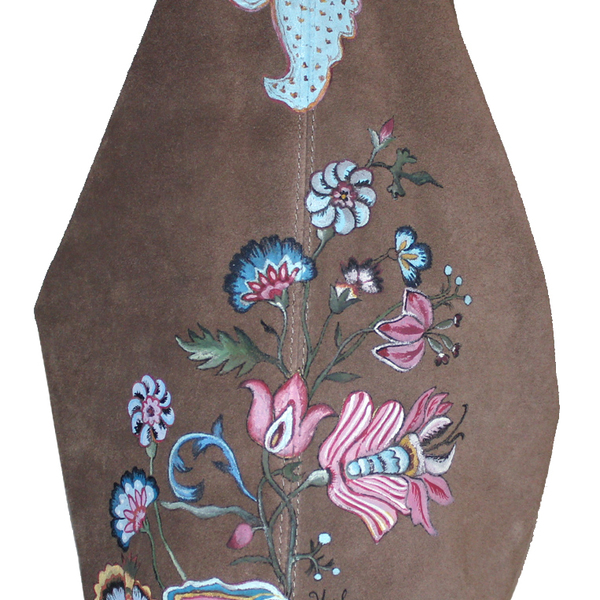 Τσάντα ζωγραφισμένη εξ' ολοκλήρου στο χέρι - ώμου, δερματίνη - 3