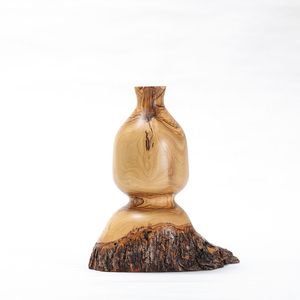 Ξύλινο βάζο - ξύλο, βάζα & μπολ, διακόσμηση - 4