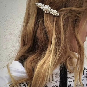 Hair accessories - κοκκαλάκι, κορίτσι, με πέρλες, πέρλες, hair clips - 4