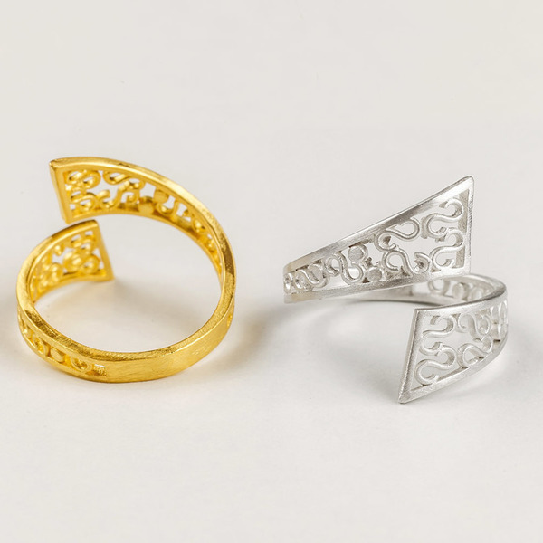 "myth" ring - ασήμι, chic, ιδιαίτερο, επιχρυσωμένα, minimal, μεγάλα, αυξομειούμενα, δώρα για γυναίκες, φθηνά