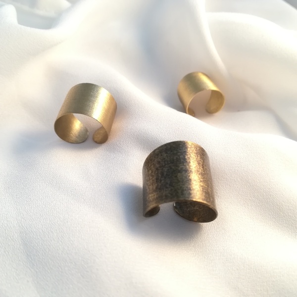 Adjustable oxidized bronze ring-Δαχτυλίδι από ορείχαλκο με οξείδωση... - ορείχαλκος, αυξομειούμενα, φθηνά - 5