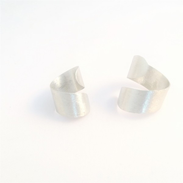 Elix metal ring-Ελικοειδές δαχτυλίδι από αλπακά... - chic, ιδιαίτερο, αλπακάς, minimal, σετ, φθηνά - 2