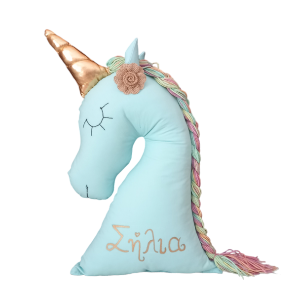 Μονόκερος unicorn μαξιλάρι παιδικού δωματίου - κορίτσι, μονόκερος, μαξιλάρια
