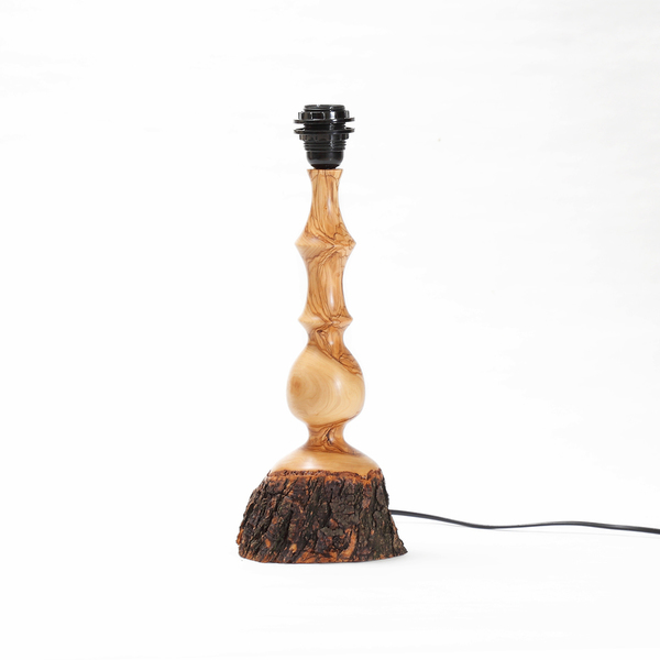 Ξύλινο επιτραπέζιο φωτιστικό - ξύλο, πορτατίφ, δώρο, διακόσμηση, διακόσμηση σαλονιού - 4