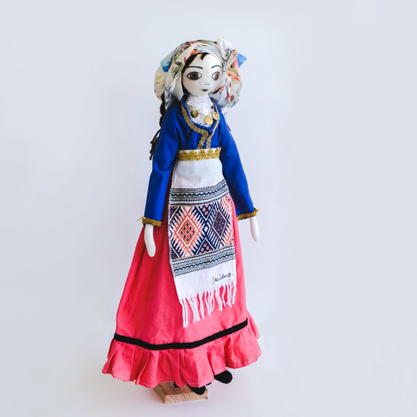 Κούκλα με παραδοσιακή φορεσιά από την Κύθνο - διακοσμητικά - 2