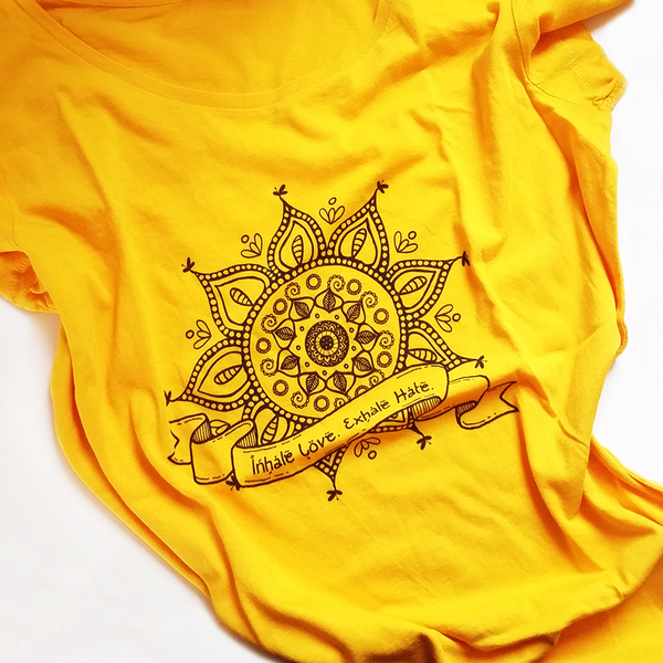 Mandala t-shirt από βιολογικό βαμβάκι (Μ) - βαμβάκι - 2