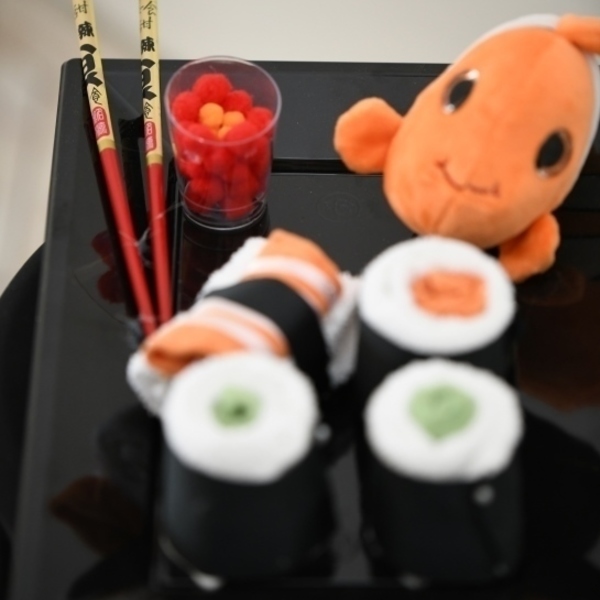 Baby Sushi: ένα μοναδικό δώρο για το νεογέννητο και τους γονείς του! - δώρο, baby shower, σετ δώρου, diaper cake - 3