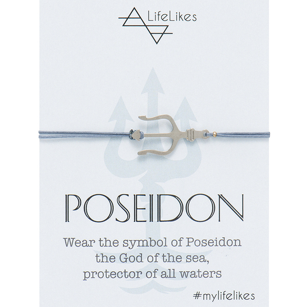 Poseidon Bracelet - charms, ορείχαλκος, επάργυρα, αυξομειούμενα