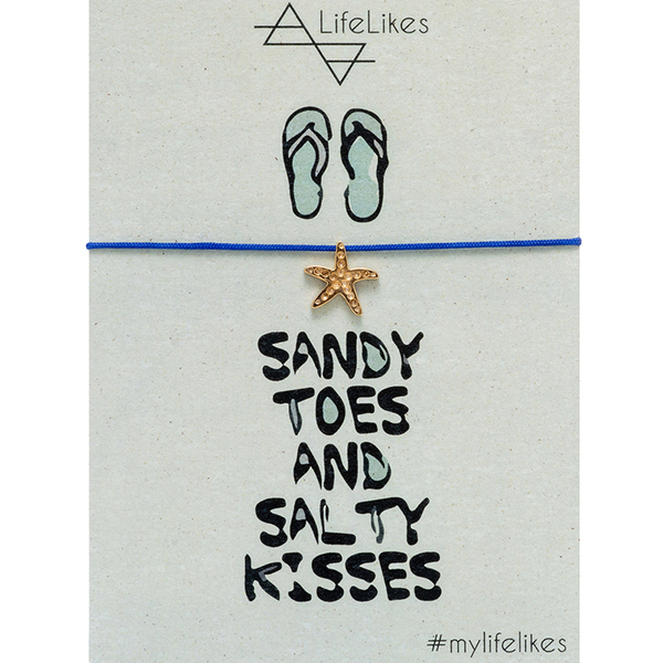 Sandy Toes – Starfish - επιχρυσωμένα, ορείχαλκος, ποδιού, αυξομειούμενα