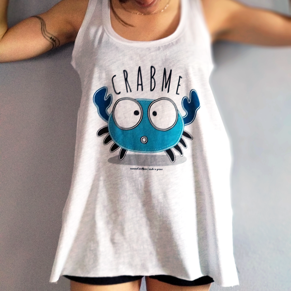 Γυναικείο μπλουζάκι - CRABME - ΚΑΒΟΥΡΑΣ - βαμβάκι, δώρα για γυναίκες