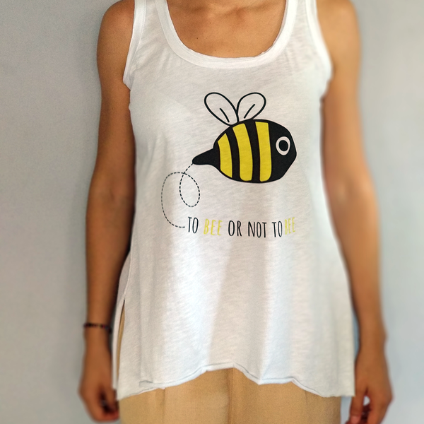 Γυναικείο μπλουζάκι - To Bee or not to Bee - ΜΕΛΙΣΣΑ - βαμβάκι, μαμά, δώρα για γυναίκες