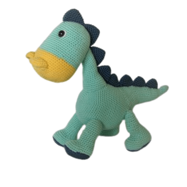 πλεκτό κουκλάκι δεινόσαυρος - λούτρινα, παιχνίδια, δεινόσαυρος, amigurumi, κούκλες - 2
