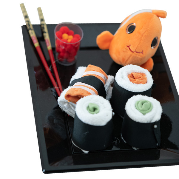 Baby Sushi: ένα μοναδικό δώρο για το νεογέννητο και τους γονείς του! - δώρο, baby shower, σετ δώρου, diaper cake