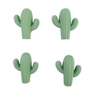 Τέσσερα μαγνητάκια ψυγείου //cacti 01 - δώρο, τσιμέντο, κάκτος, σκυρόδεμα, μαγνητάκια ψυγείου