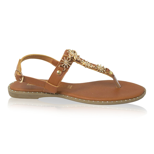 Ταμπά δερμάτινα Greek Sandals με χρυσά αστεράκια - δέρμα, αρχαιοελληνικό, φλατ