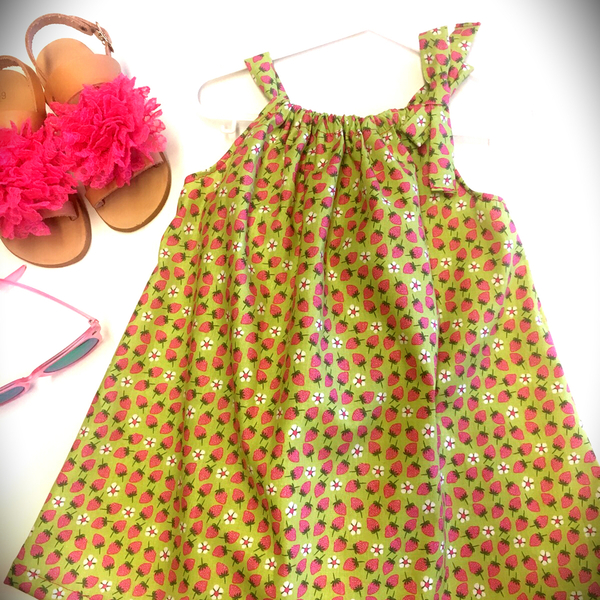 Φόρεμα βαμβακερό με τιράντες σε ολα τα νουμερα - βαμβάκι, φλοράλ, παιδικά ρούχα, βρεφικά ρούχα - 2