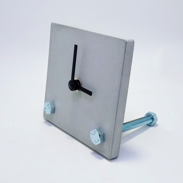 Επιτραπέζιο ρολόι //screw - τοίχου, τσιμέντο, διακοσμητικά, επιτραπέζια - 4
