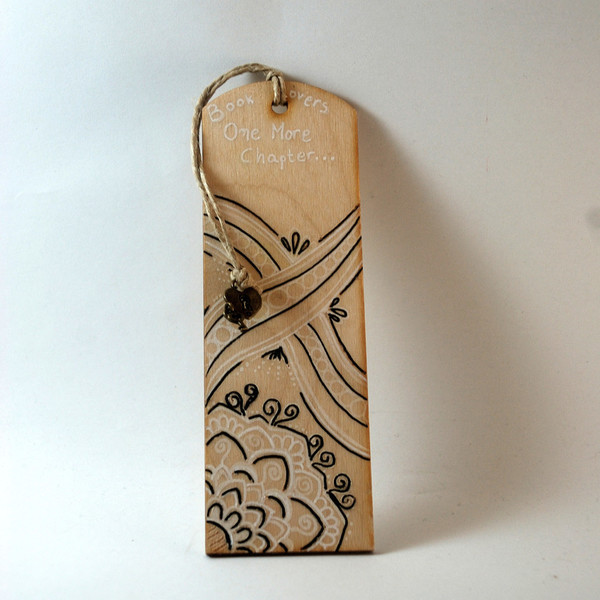 Ξύλινος Σελιδοεδείκτης mandala - ξύλο, δώρο, χειροποίητα, σελιδοδείκτες