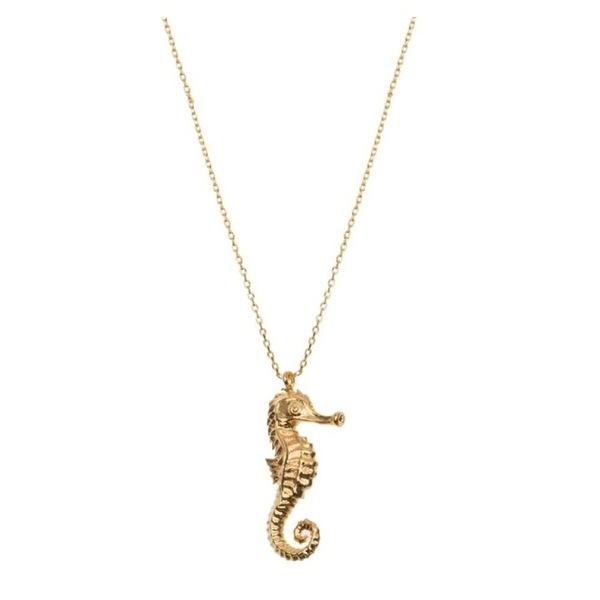 Seahorse Gold Κολιέ - faux bijoux