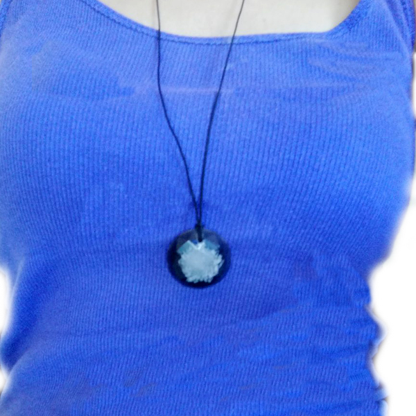 r e s i n Natural Stone Necklace - 3