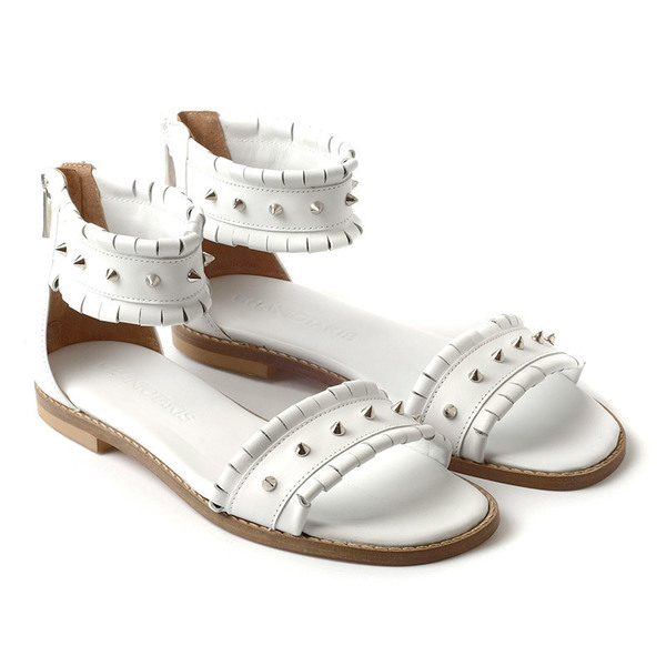 Flat sandals σε λευκό - 2