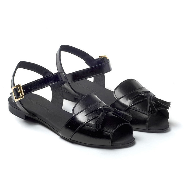 Flat sandals σε μαύρο - 2