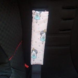 Παιδικό μαξιλαράκι ζώνης αυτοκινήτου "Πριγκίπισσες" - κορίτσι, αυτοκίνητα, μαξιλάρια - 5