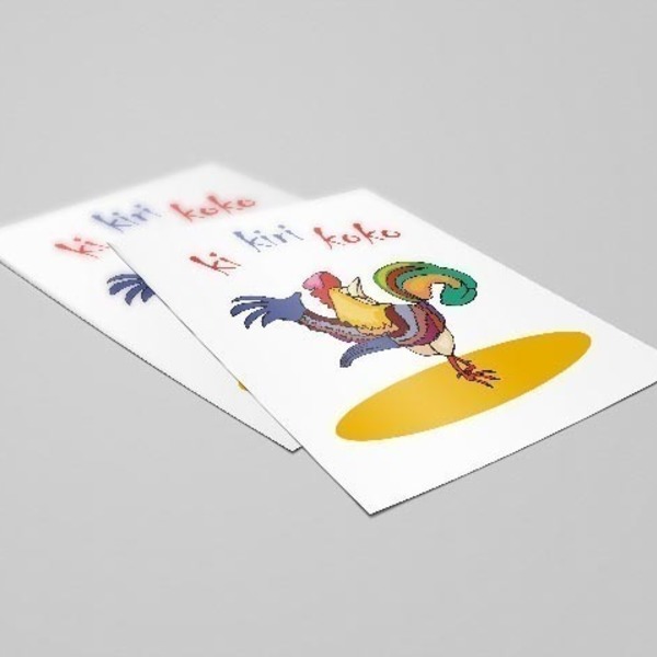 Αφίσα με κόκορα ( εκτυπώσιμα αρχεία ) - δώρο, αφίσες - 2