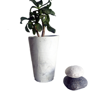 γλαστράκι ποτηράκι -κασπώ MARBLE - διακοσμητικό, design, τσιμέντο, χειροποίητα, είδη γάμου, κασπώ, είδη διακόσμησης, είδη δώρου, unique, κάκτος