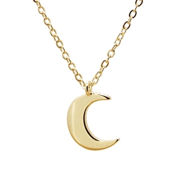Hammered Moon - επιχρυσωμένα, faux bijoux