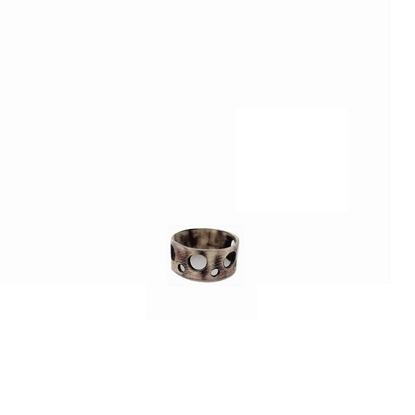 Ασημένιο αντρικό δαχτυλίδι - ασήμι, μεγάλα, Black Friday