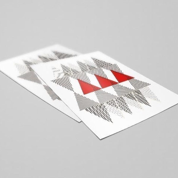 Αφίσα σκανδιναβικό σχέδιο δύο χρώματα 30*40 - αφίσες, γεωμετρικά σχέδια, minimal - 2