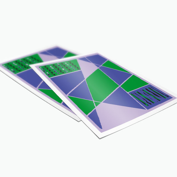 Αφηρημένο γεωμετρικό σχέδιο τυπωμένο σε αφίσα 30*40 - εκτύπωση, αφίσες - 2