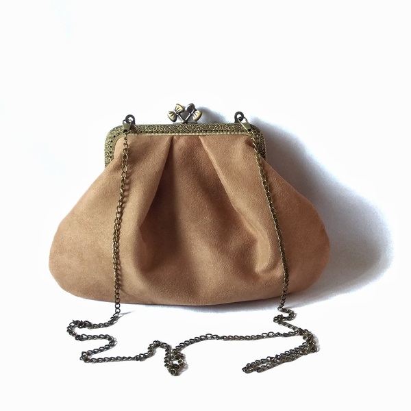 Ρομαντική τσάντα - η φθινοπωρινή σονάτα Νο2- - vintage, clutch, romantic, δερματίνη