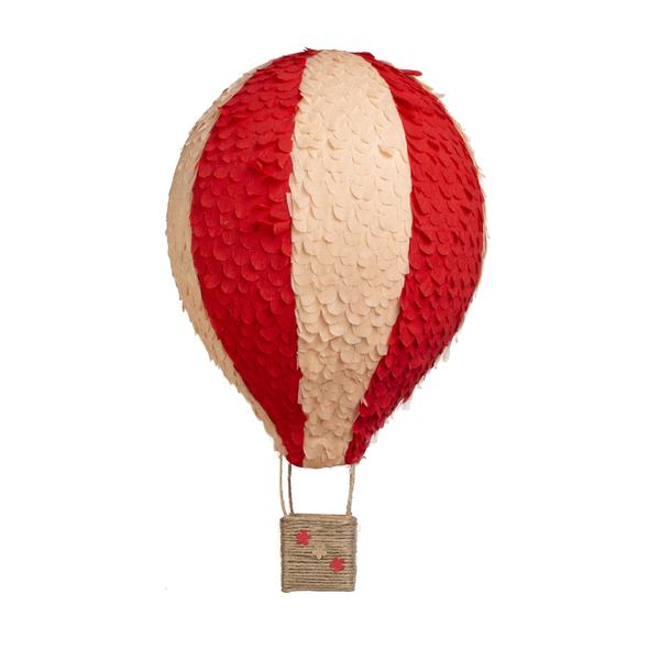 Πινιάτα αερόστατο ύψος 44 εκ. - αερόστατο, γενέθλια, πινιάτες, baby shower