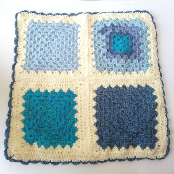 Πλεκτό Διακοσμητικό Μαξιλάρι Granny's Square! - Black Friday, μαξιλάρια - 3