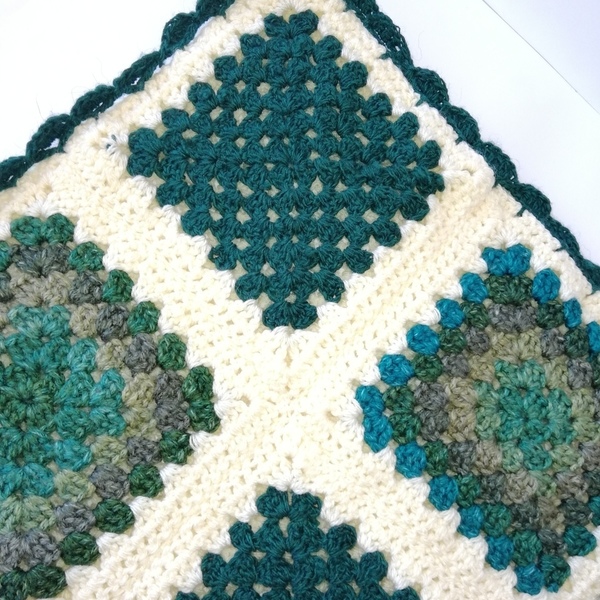 Πλεκτό Διακοσμητικό Μαξιλάρι Granny's Square! - Black Friday, μαξιλάρια - 4