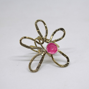 Δαχτυλίδι μαργαρίτα με ροζ σμάλτο !!!! - ροζ, μεγάλα, αυξομειούμενα, φθηνά - 2