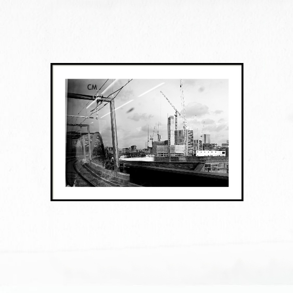 Φωτογραφία Συρμός διαστάσεις 25Χ40cm matt φινίρισμα - πίνακες & κάδρα, καλλιτεχνική φωτογραφία