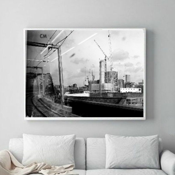Φωτογραφία Συρμός διαστάσεις 25Χ40cm matt φινίρισμα - πίνακες & κάδρα, καλλιτεχνική φωτογραφία - 3