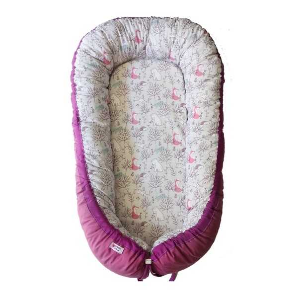 Φωλιά μωρού (baby nest) - κορίτσι, βρεφικά, μαξιλάρια, δώρο γέννησης