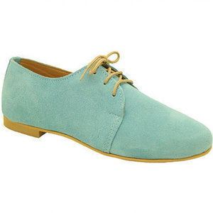 MARGO SHOES Oxfords Δέρμα Καστόρι Τυρκουάζ