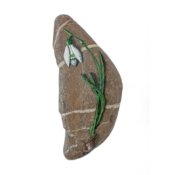 Γάλανθος - ζωγραφισμένα στο χέρι, πέτρα, διακοσμητικές πέτρες